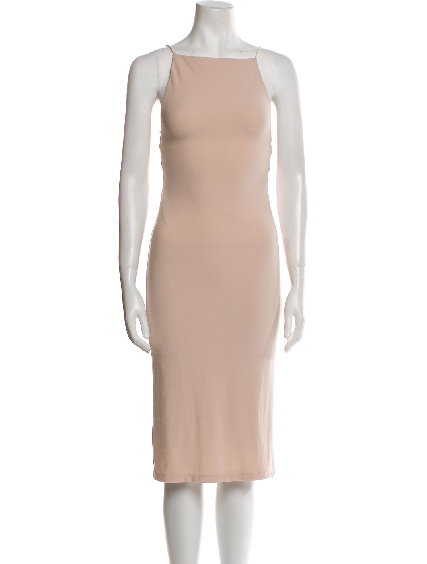 Alice + Olivia Square Neckline Midi Length Dress
