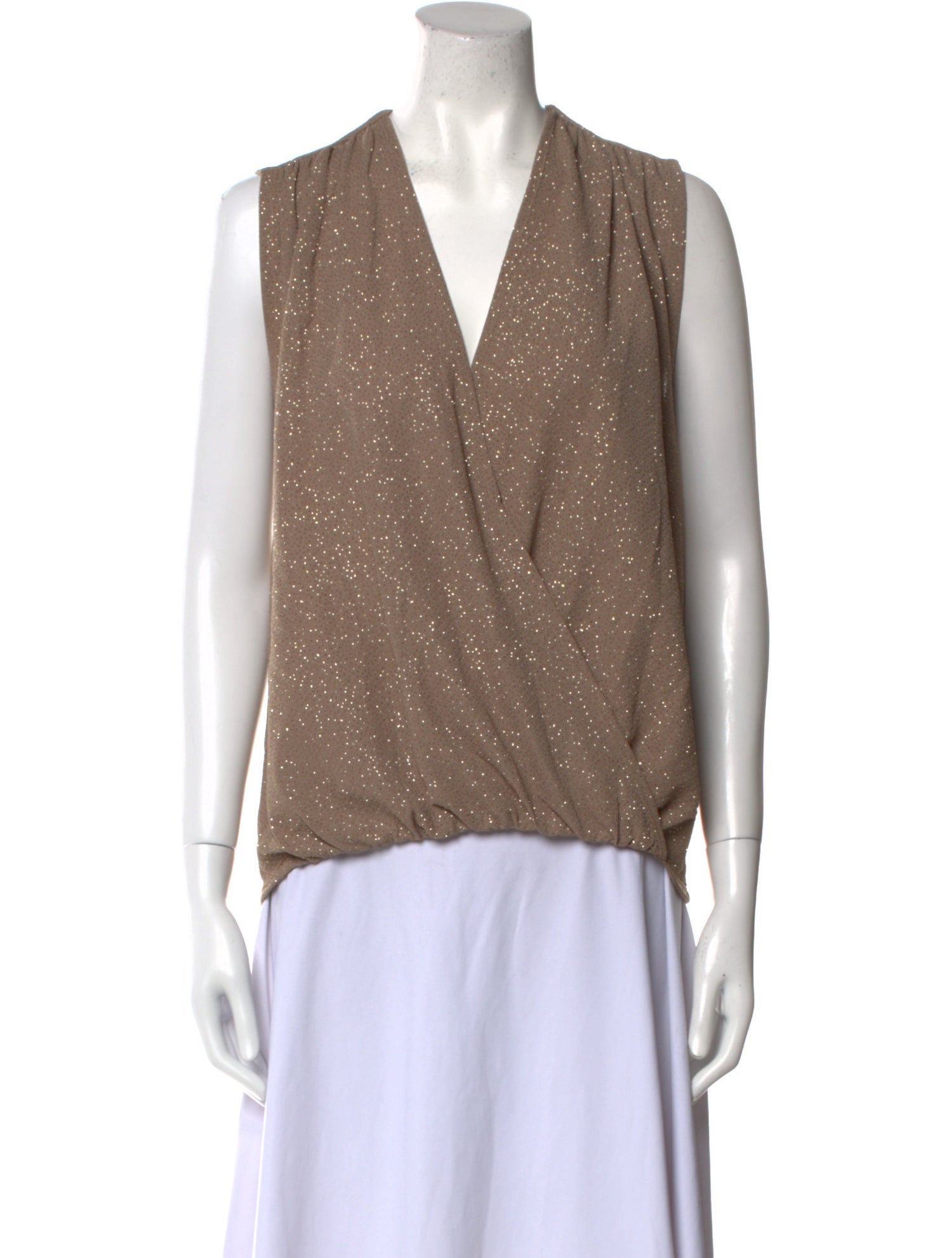 Alice + Olivia V-Neck Sleeveless Top