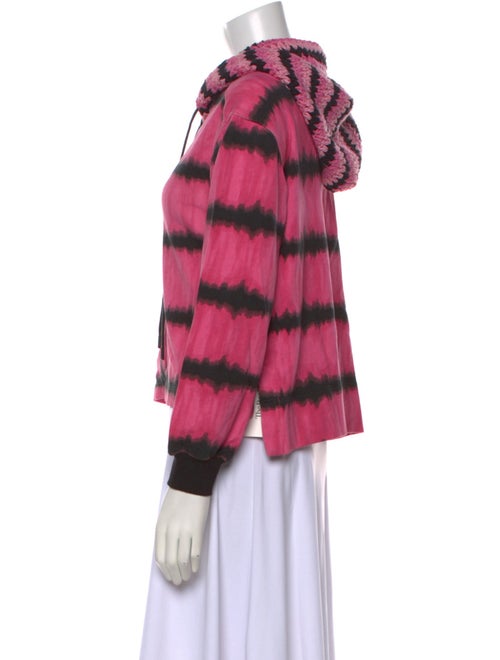 Alice + Olivia Tie-Dye Print Crew Neck Sweatshirt