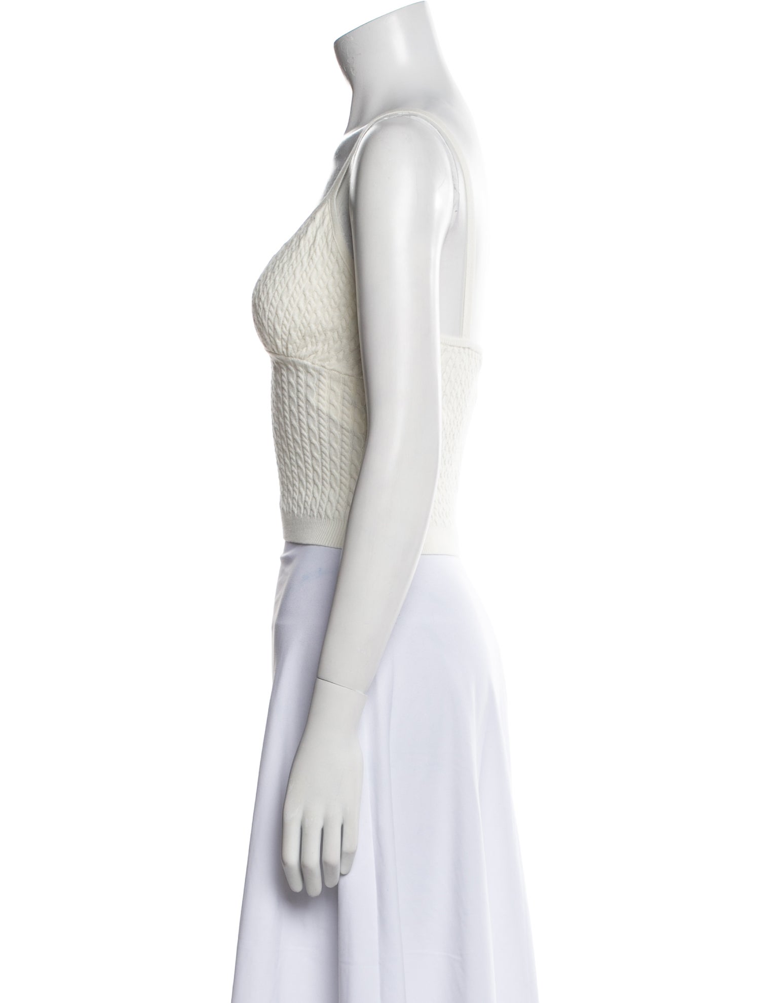 Alice + Olivia V-Neck Sleeveless Crop Top w/ Tags