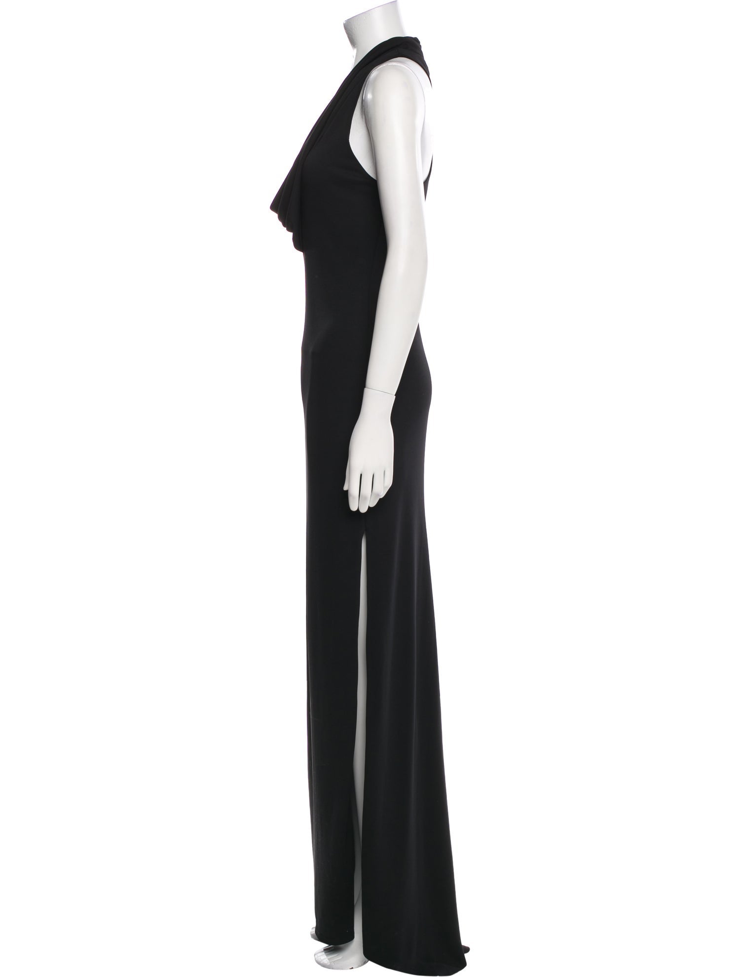 Alice + Olivia Cowl Neck Long Dress