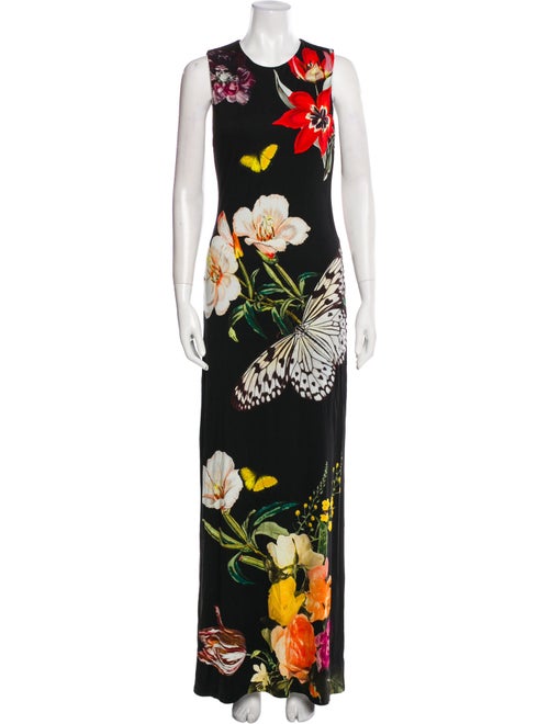 Alice + Olivia Floral Print Long Dress