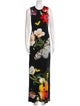 Alice + Olivia Floral Print Long Dress