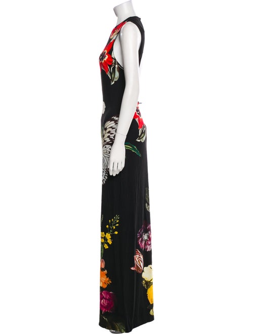 Alice + Olivia Floral Print Long Dress