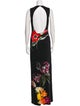 Alice + Olivia Floral Print Long Dress