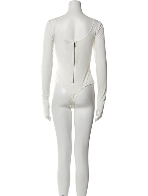 Alice + Olivia Nylon Scoop Neck Romper