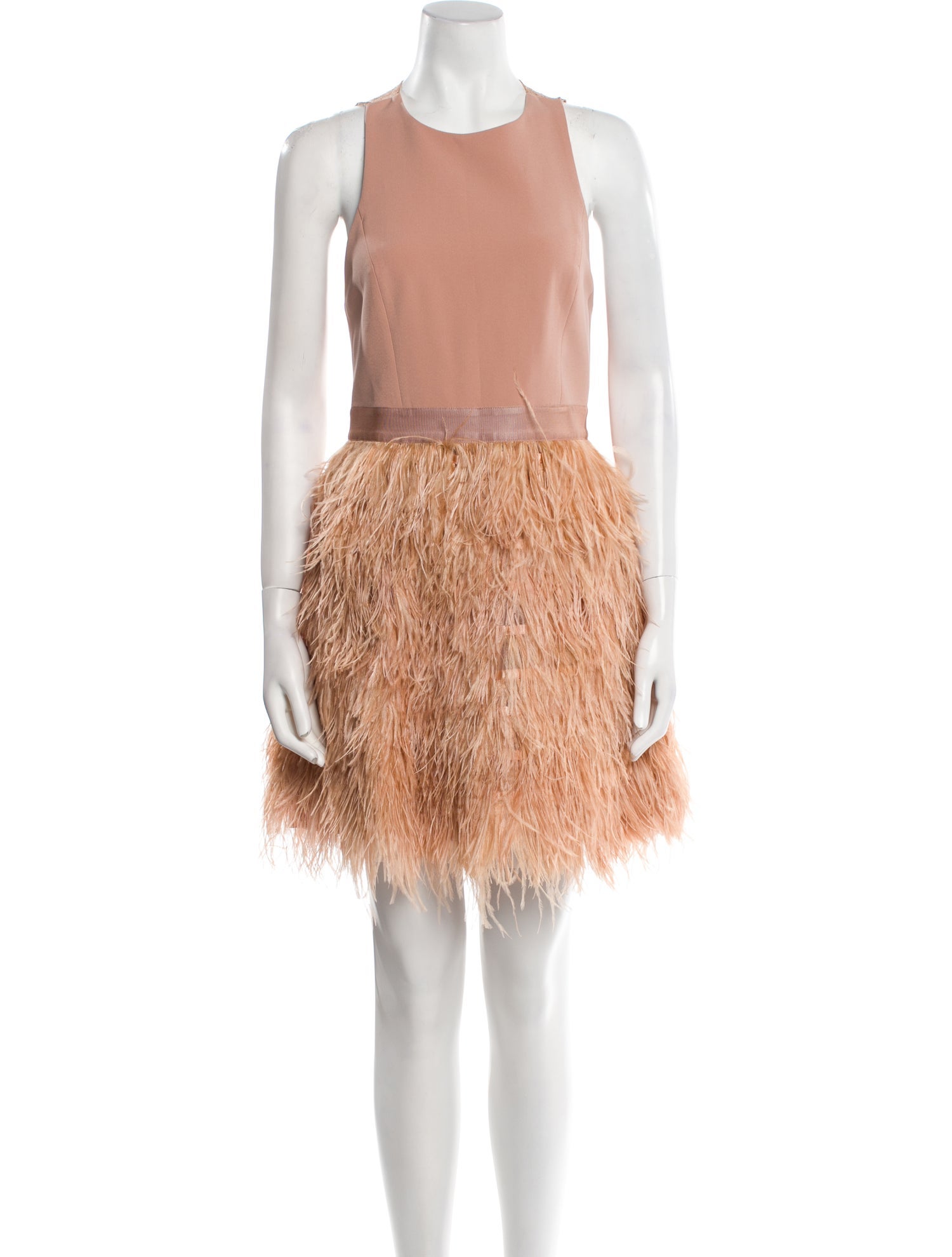 Alice + Olivia Crew Neck Mini Dress