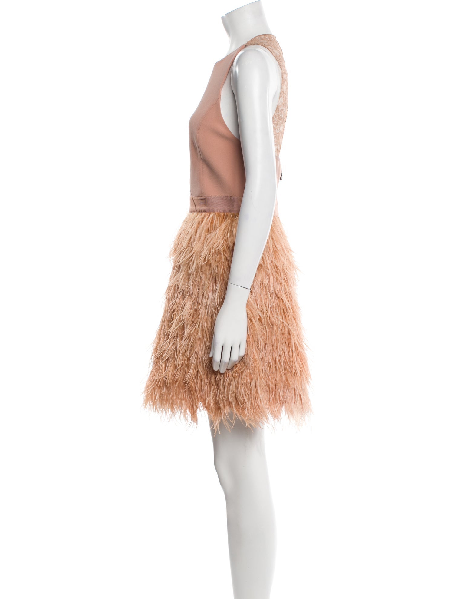 Alice + Olivia Crew Neck Mini Dress