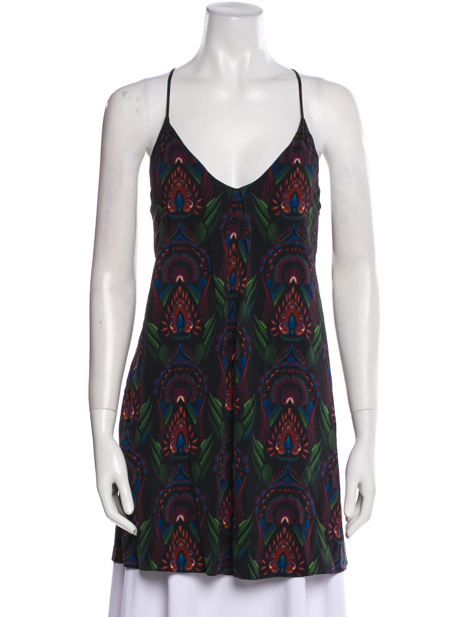 Alice + Olivia Silk Paisley Print Tunic