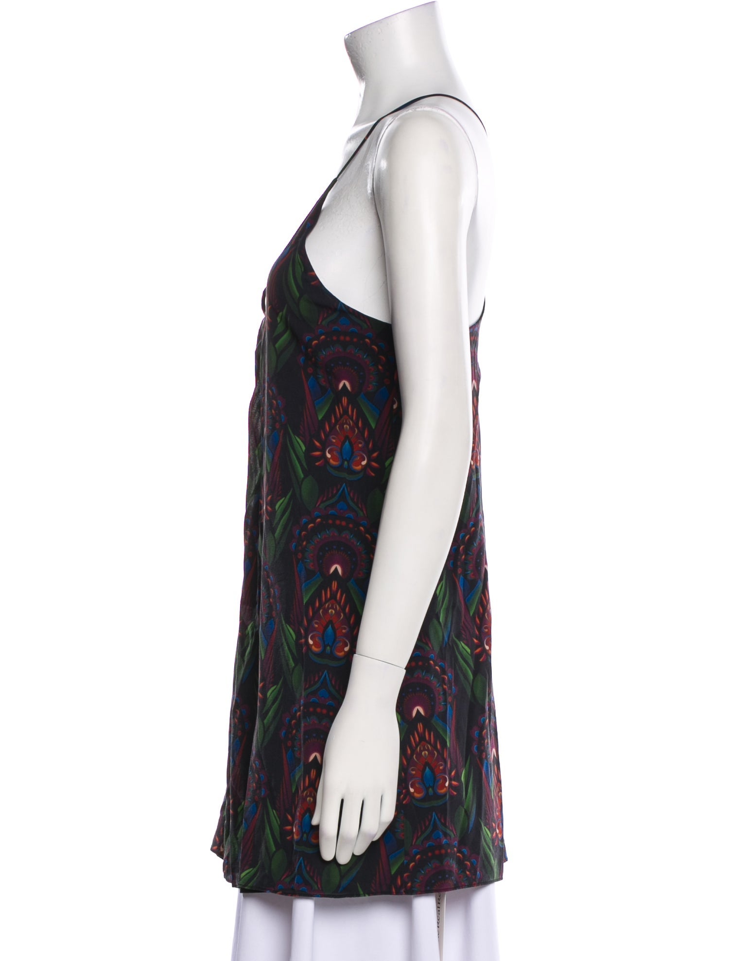 Alice + Olivia Silk Paisley Print Tunic