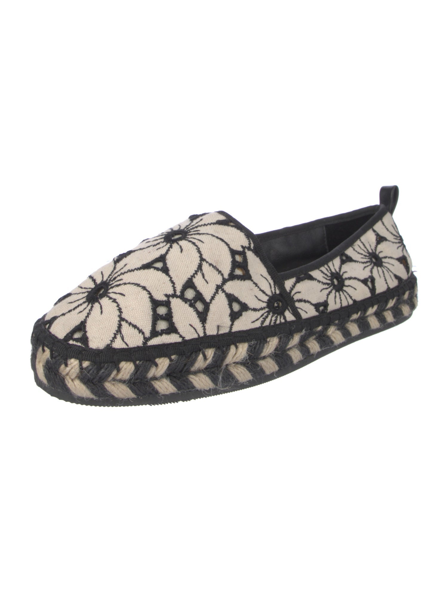 Alice + Olivia Jute Floral Print Espadrilles