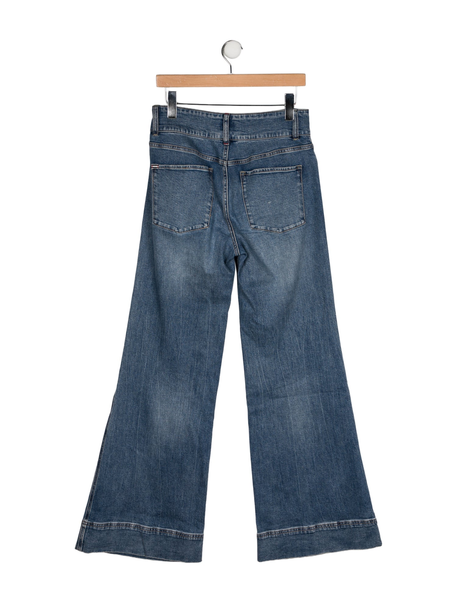 Alice + Olivia High-Rise Wide Leg Jeans