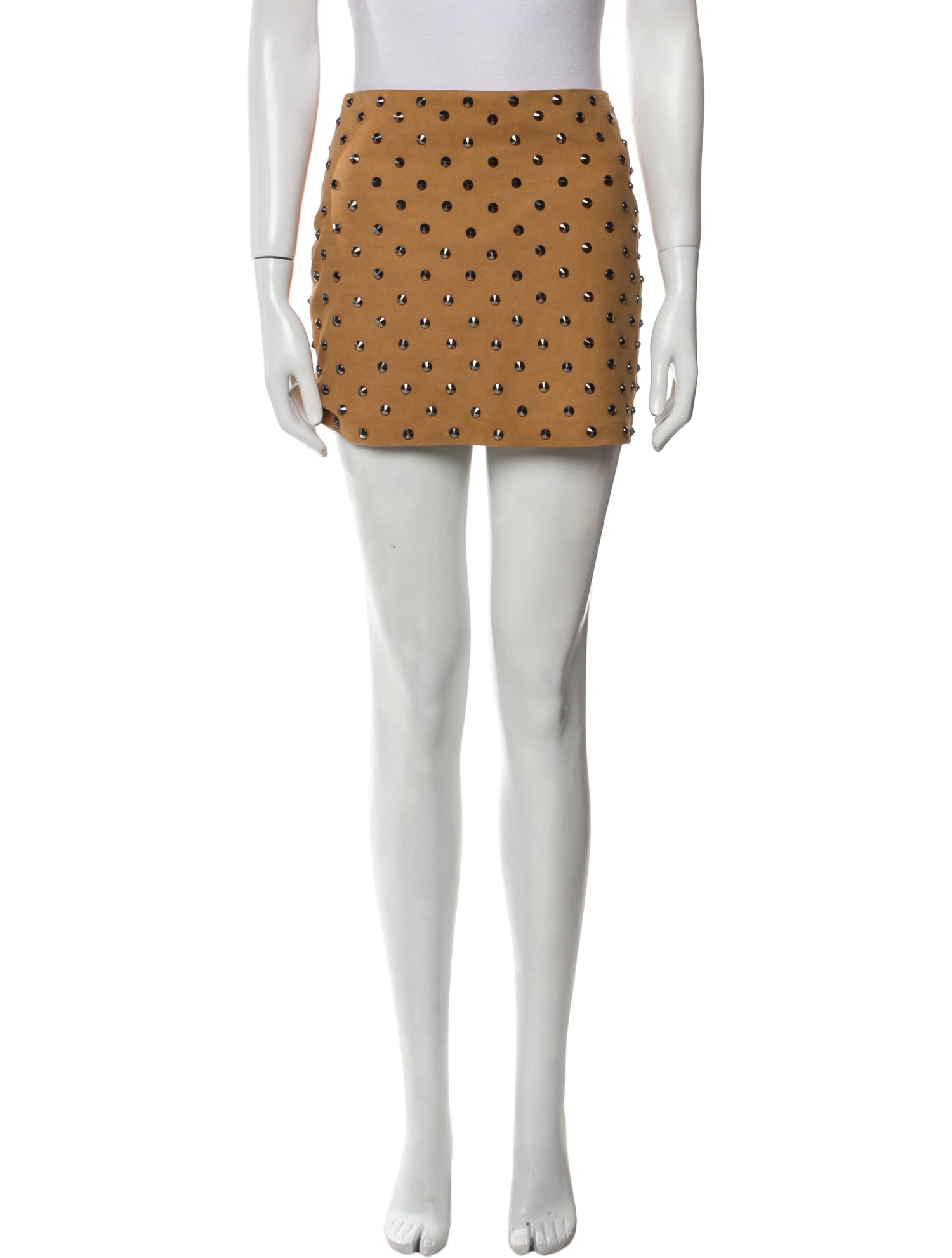 Alice + Olivia Leather Mini Skirt