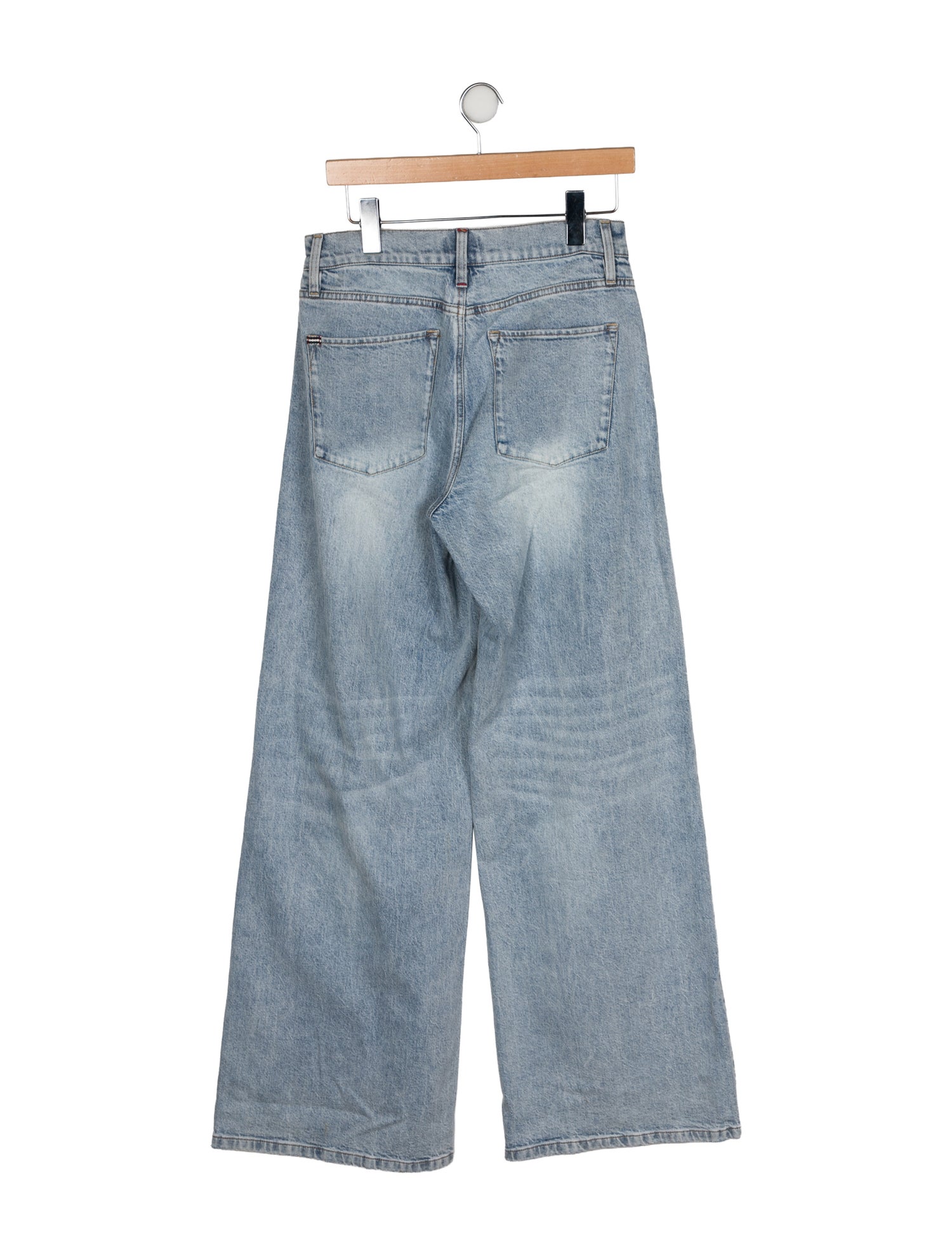 Alice + Olivia High-Rise Wide Leg Jeans