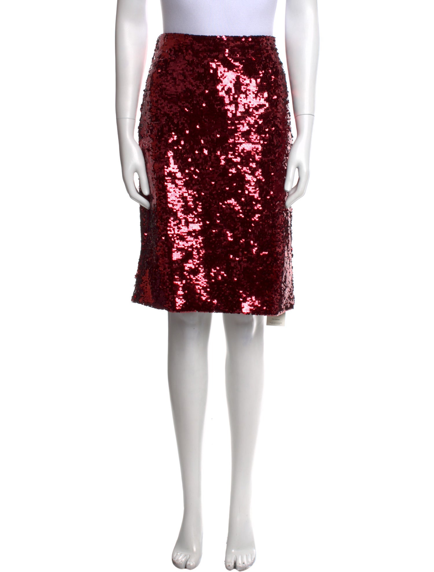 Alice + Olivia Sequin Embellishments Knee-Length Skirt
