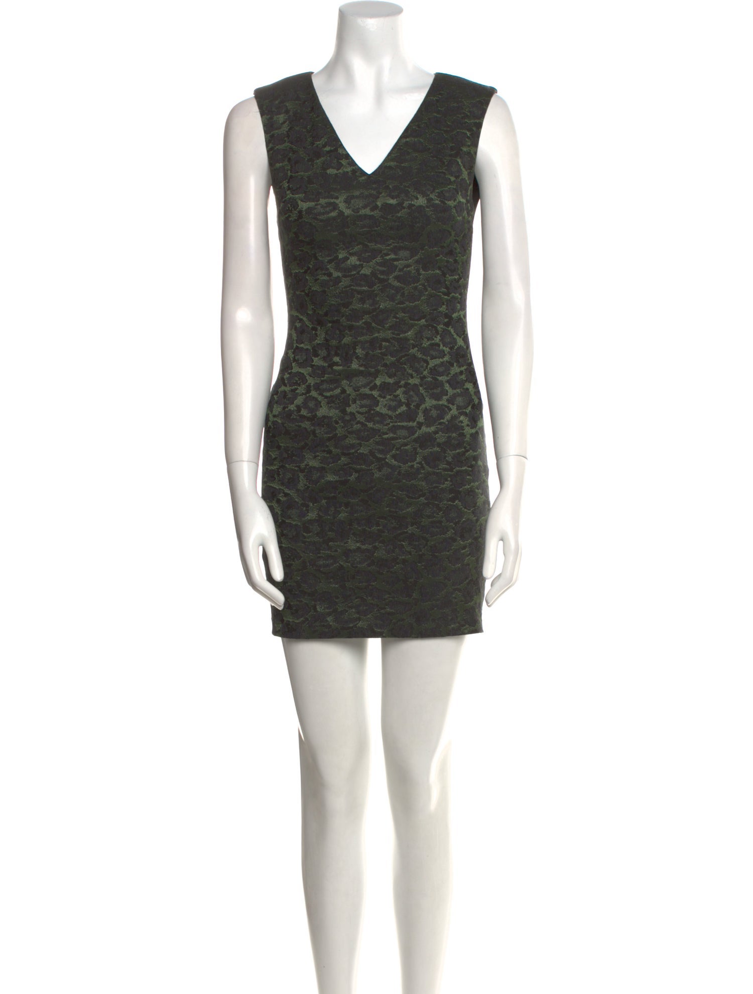 Alice + Olivia V-Neck Mini Dress