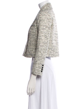 Alice + Olivia Tweed Pattern Evening Jacket