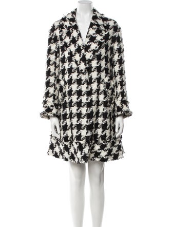 Alice + Olivia Wool Houndstooth Print Short Set