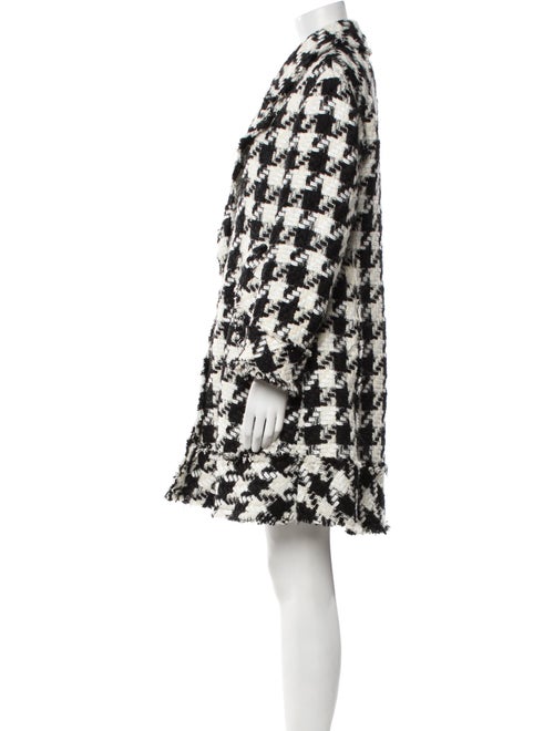 Alice + Olivia Wool Houndstooth Print Short Set