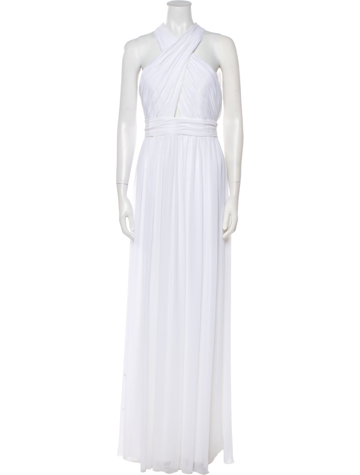 Alice + Olivia Halterneck Long Dress
