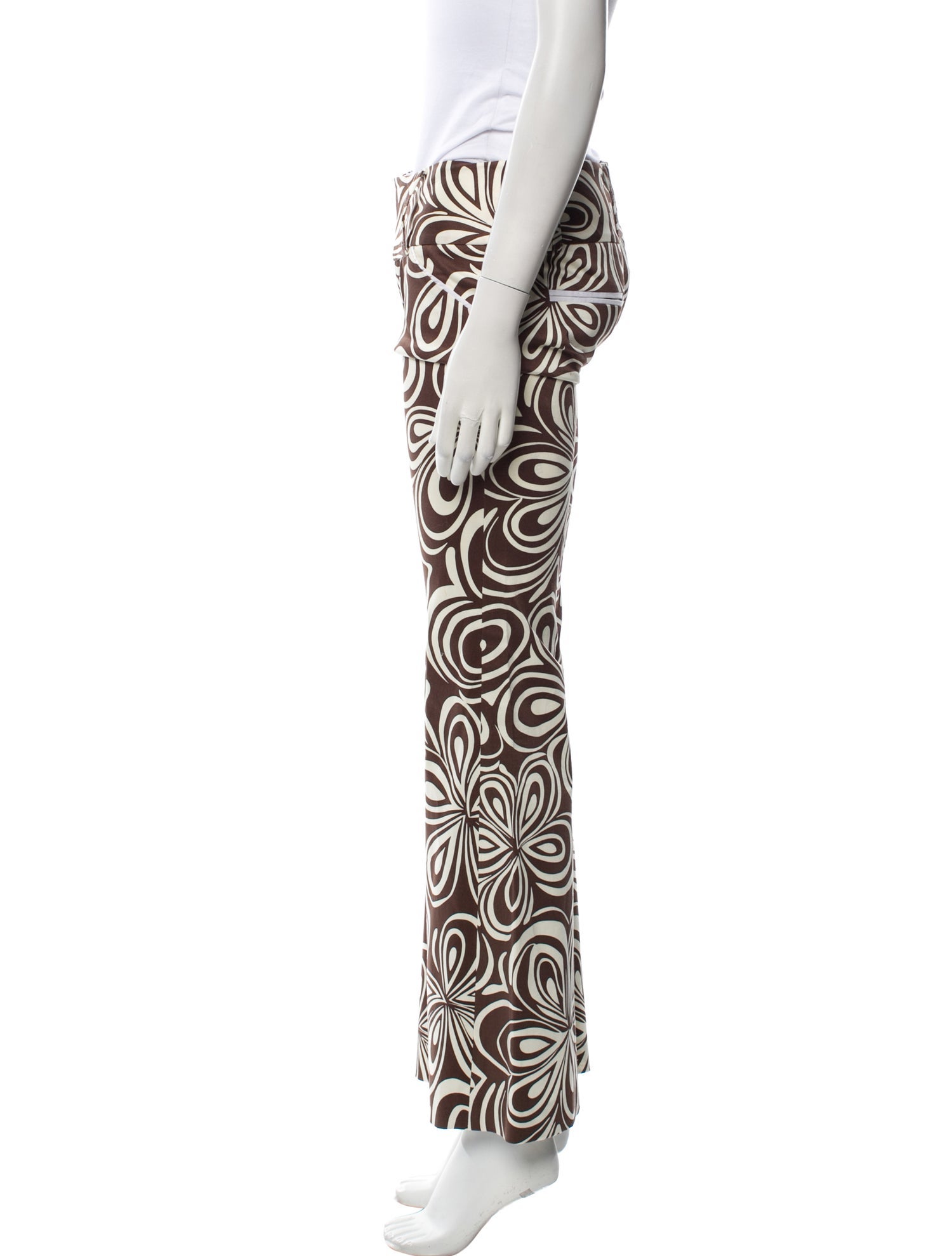 Alice + Olivia Printed Flared Pants
