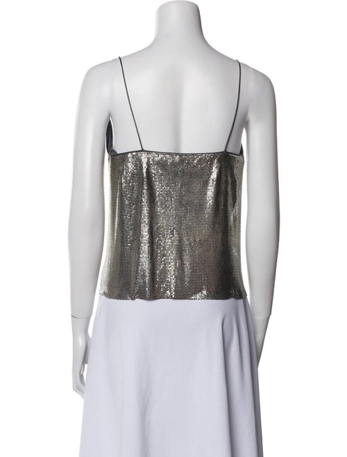 Alice + Olivia Patterned Square Neckline Top