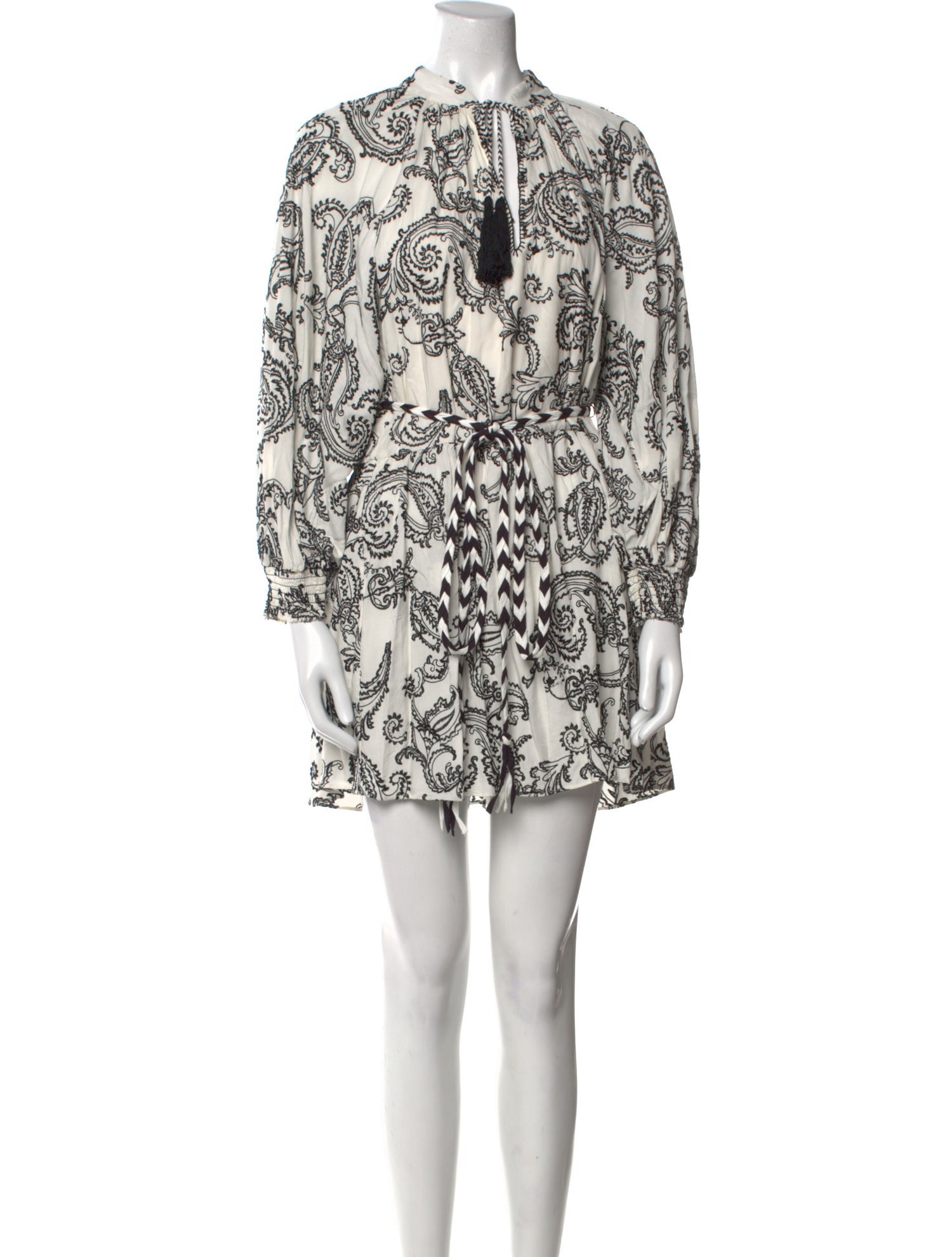 Alice + Olivia Paisley Print Mini Dress