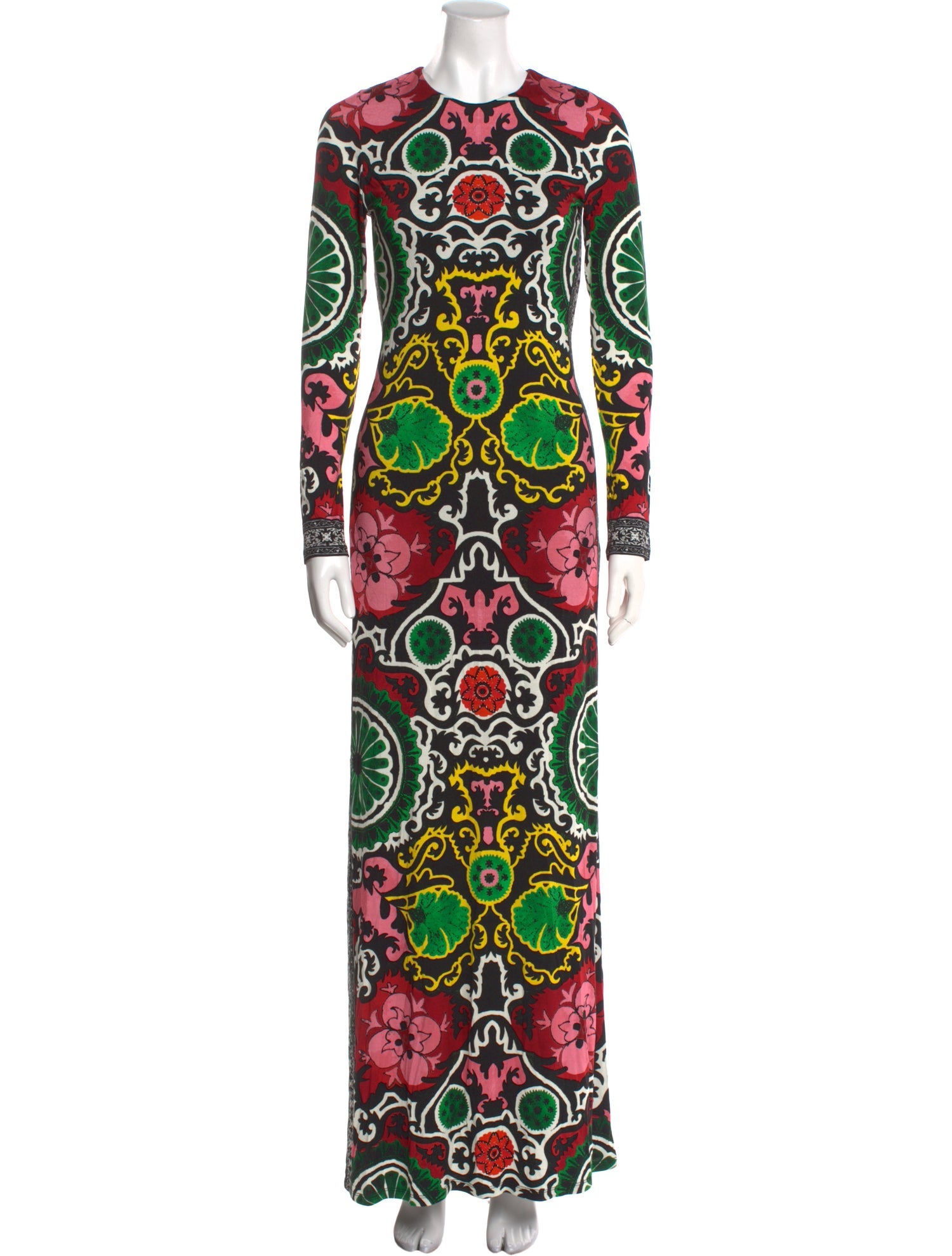 Alice + Olivia Printed Long Dress