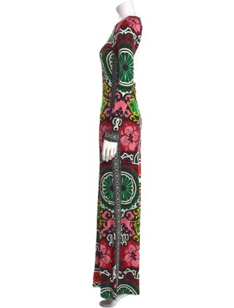 Alice + Olivia Printed Long Dress