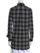 Alice + Olivia Plaid Print Long Sleeve Button-Up Top