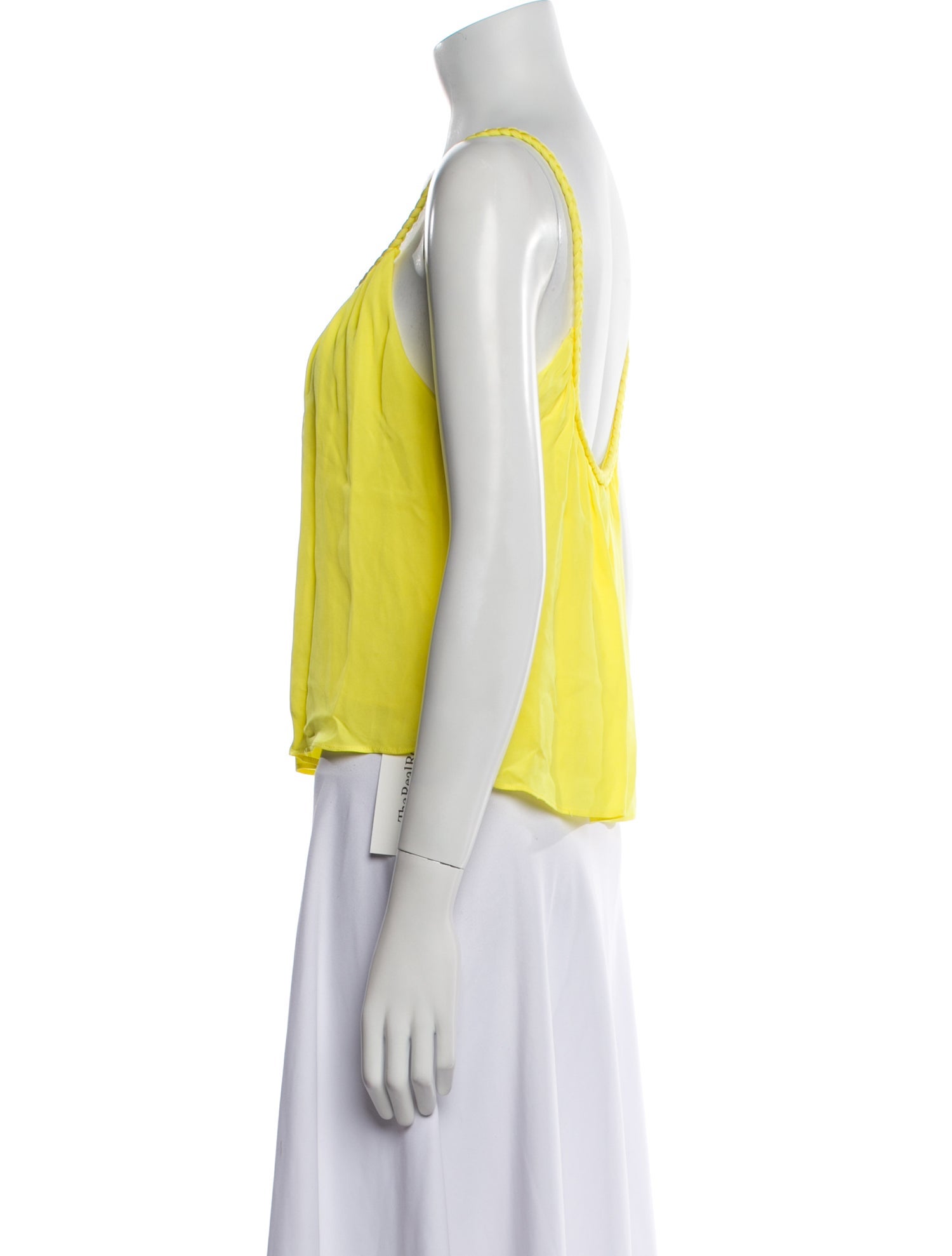 Alice + Olivia Scoop Neck Sleeveless Crop Top