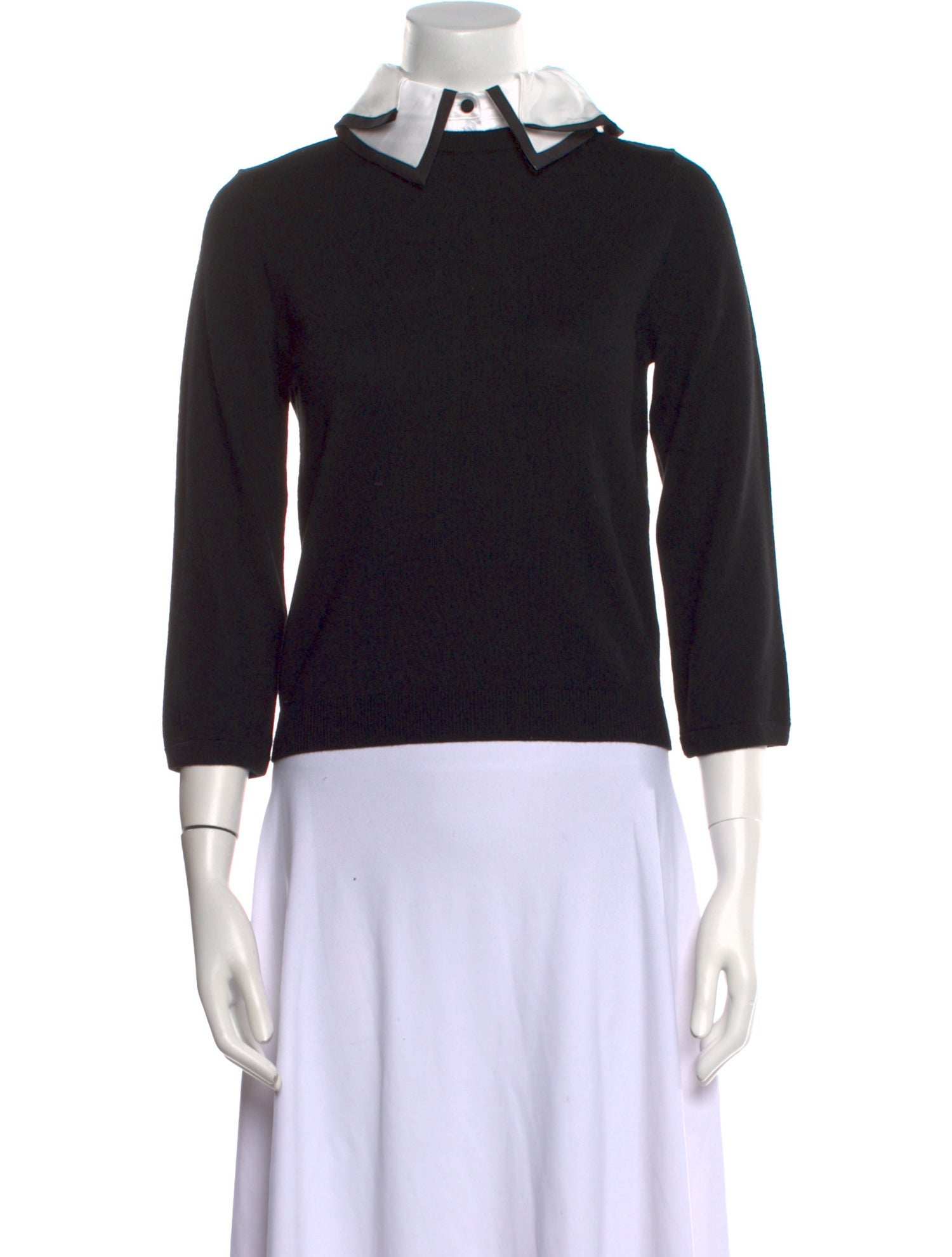 Alice + Olivia Wool Mock Neck Sweater