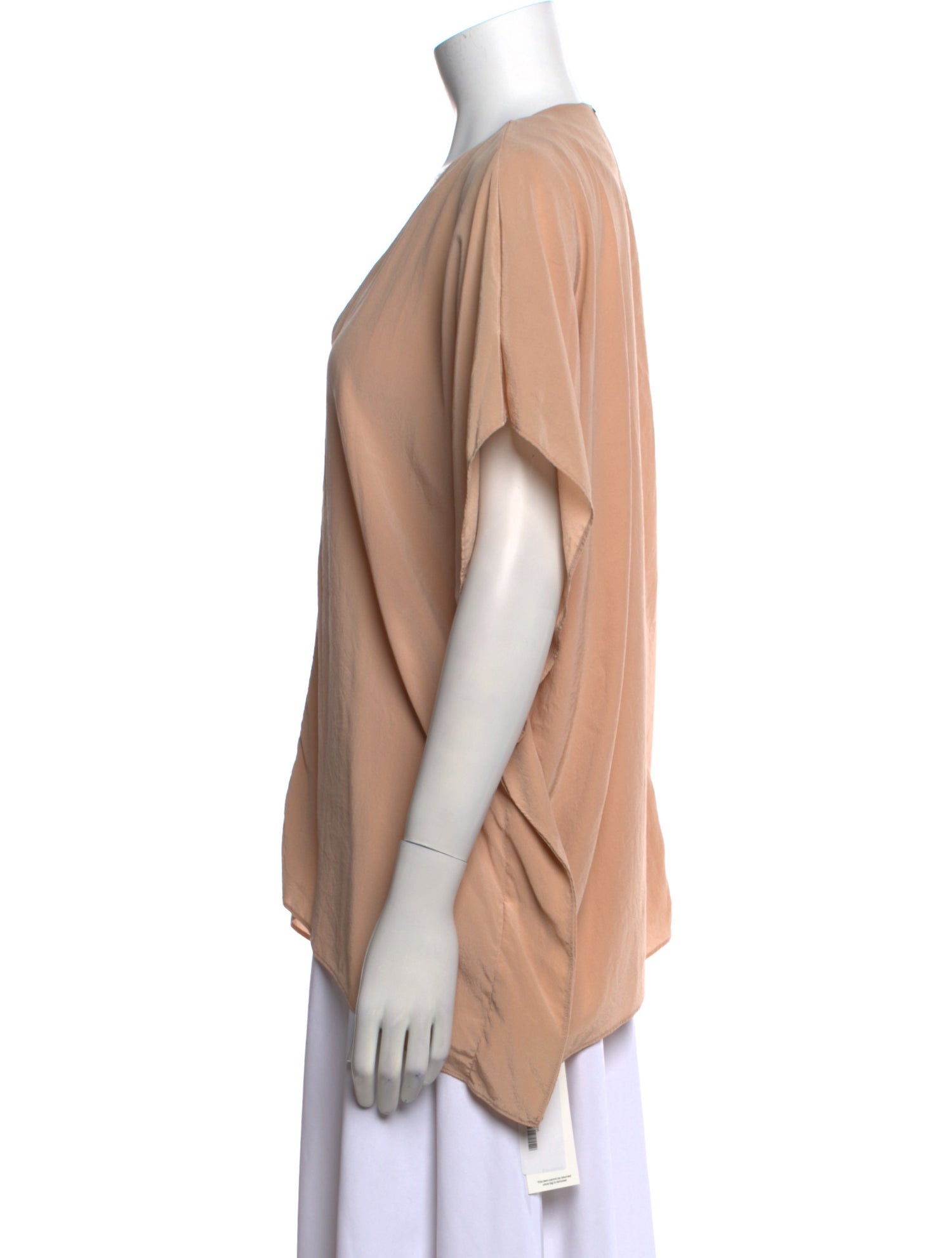 Alice + Olivia Silk V-Neck Blouse