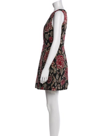 Alice + Olivia Floral Print Mini Dress