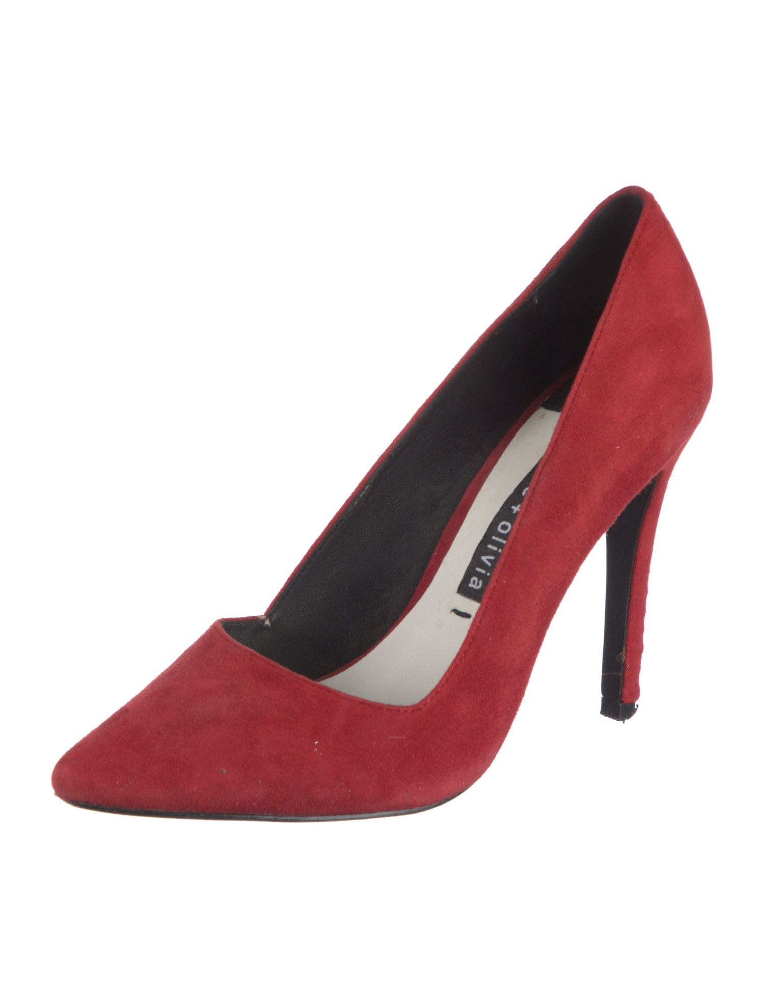 Alice + Olivia Suede Pumps