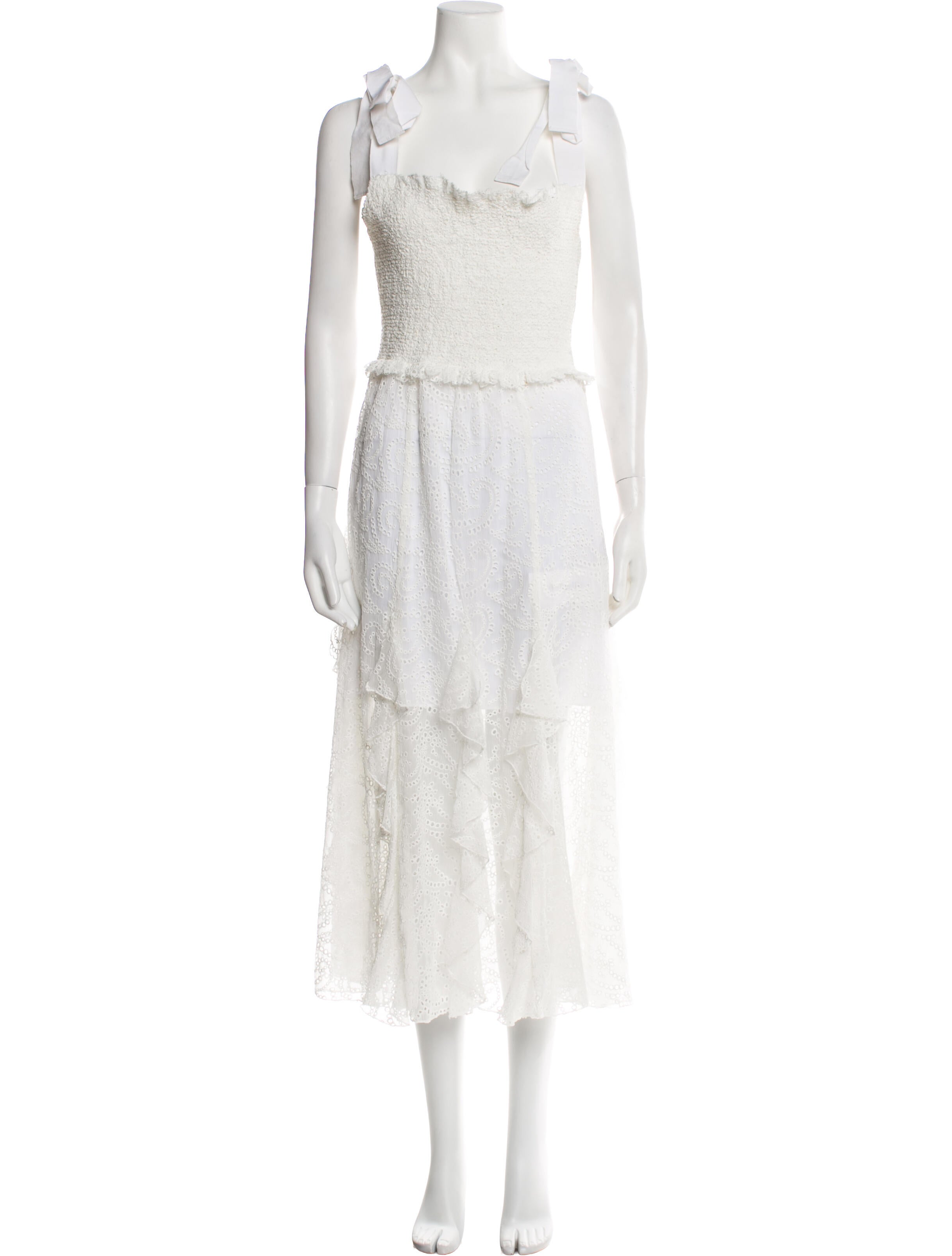 Alice + Olivia Square Neckline Long Dress