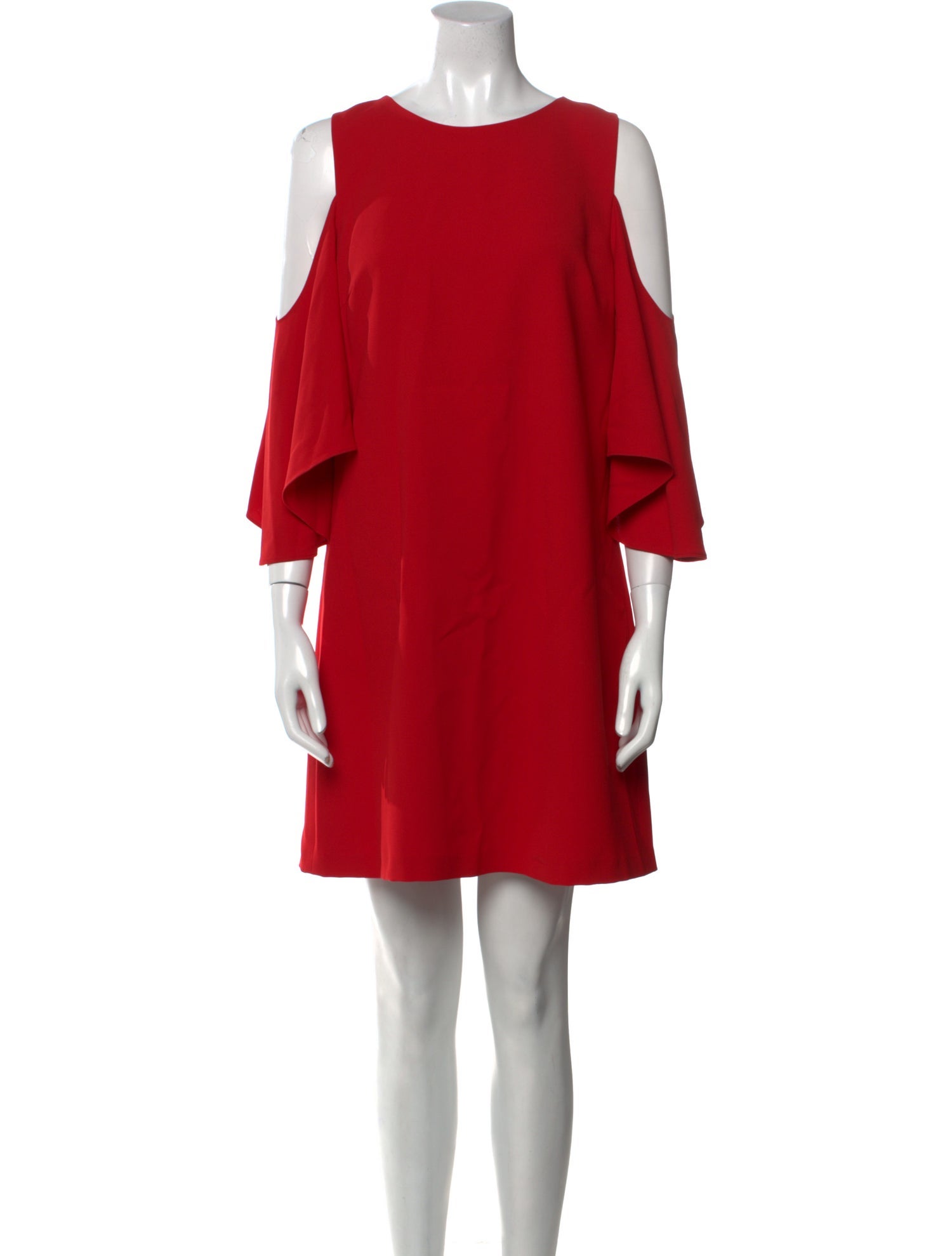 Alice + Olivia Bateau Neckline Mini Dress