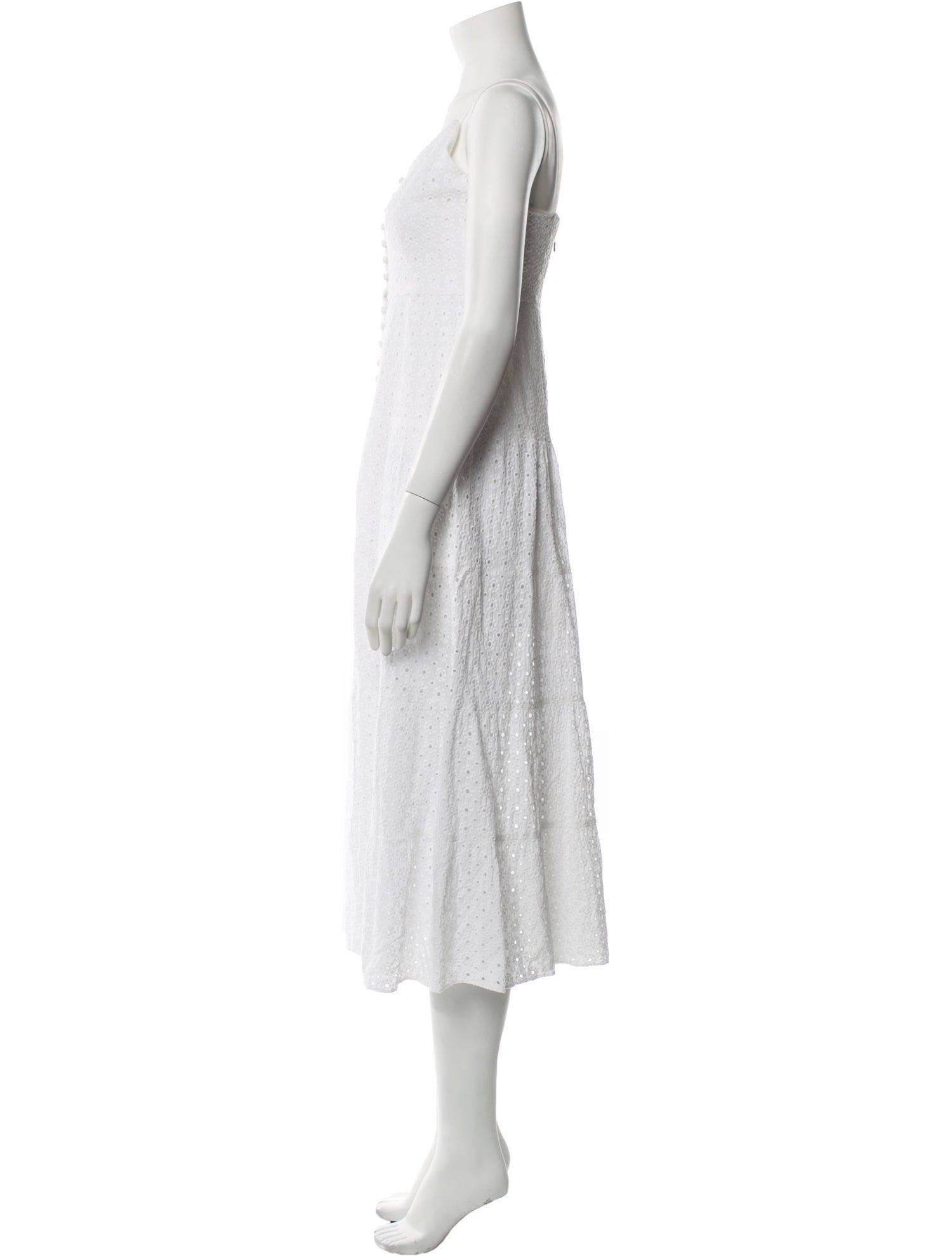 Alice + Olivia V-Neck Midi Length Dress