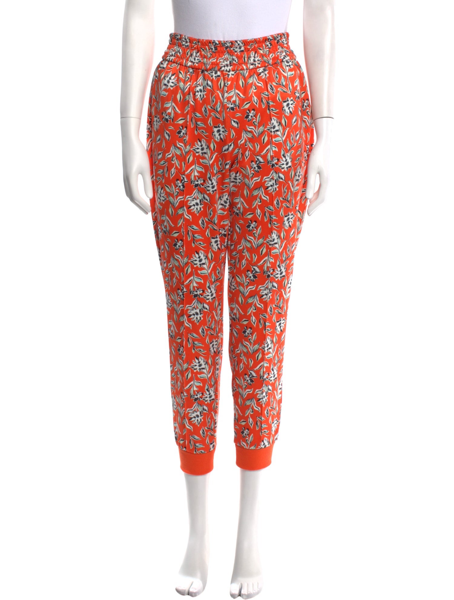 Alice + Olivia Floral Print Skinny Leg Pants