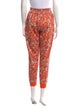 Alice + Olivia Floral Print Skinny Leg Pants