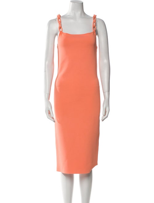 Alice + Olivia Square Neckline Midi Length Dress