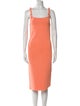 Alice + Olivia Square Neckline Midi Length Dress