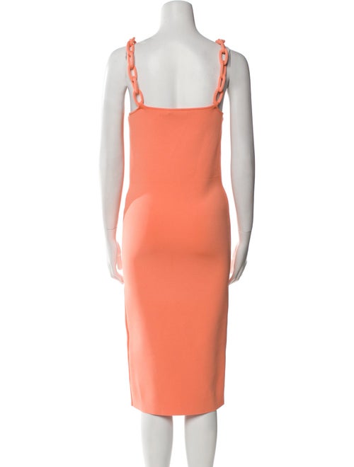 Alice + Olivia Square Neckline Midi Length Dress