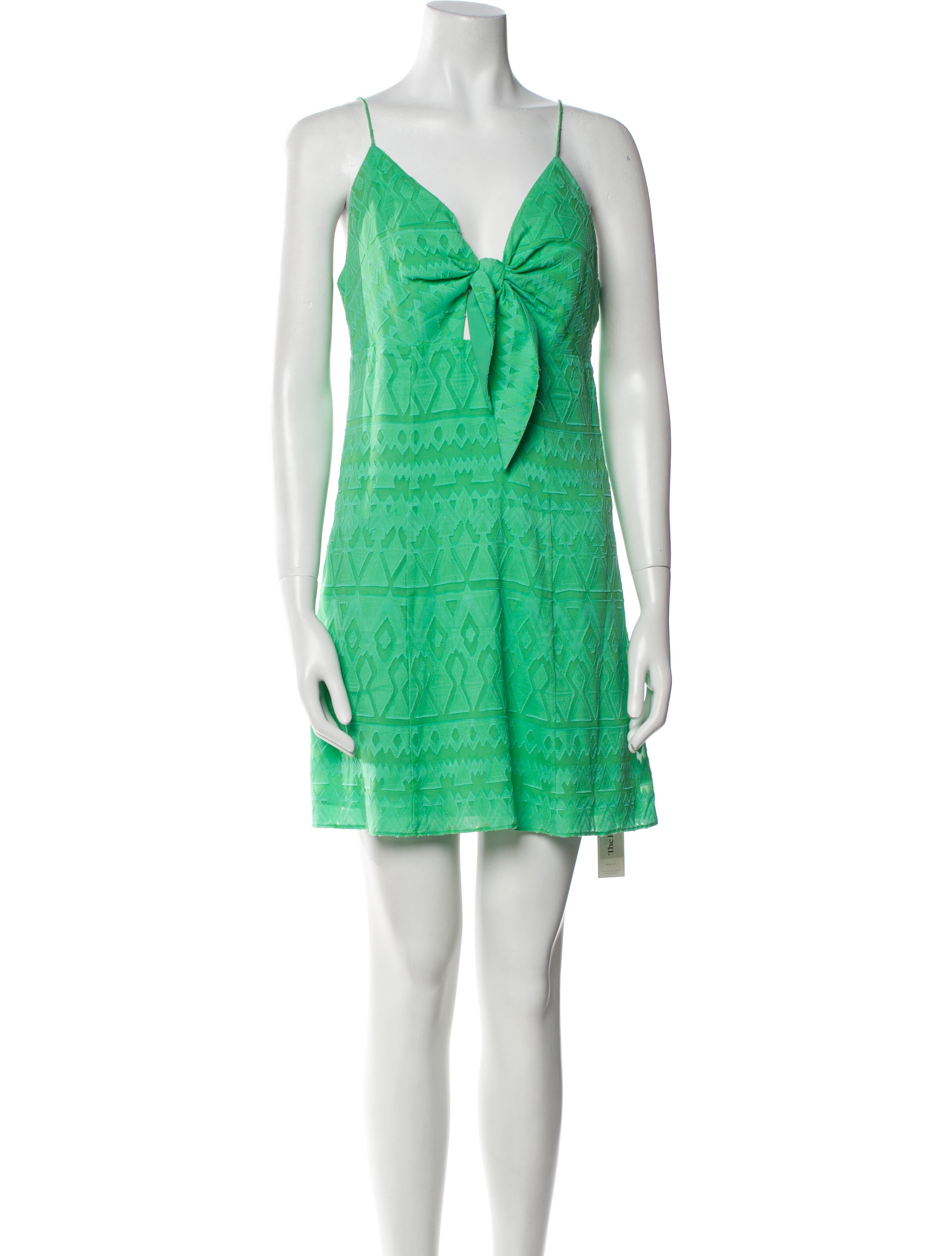 Alice + Olivia V-Neck Mini Dress