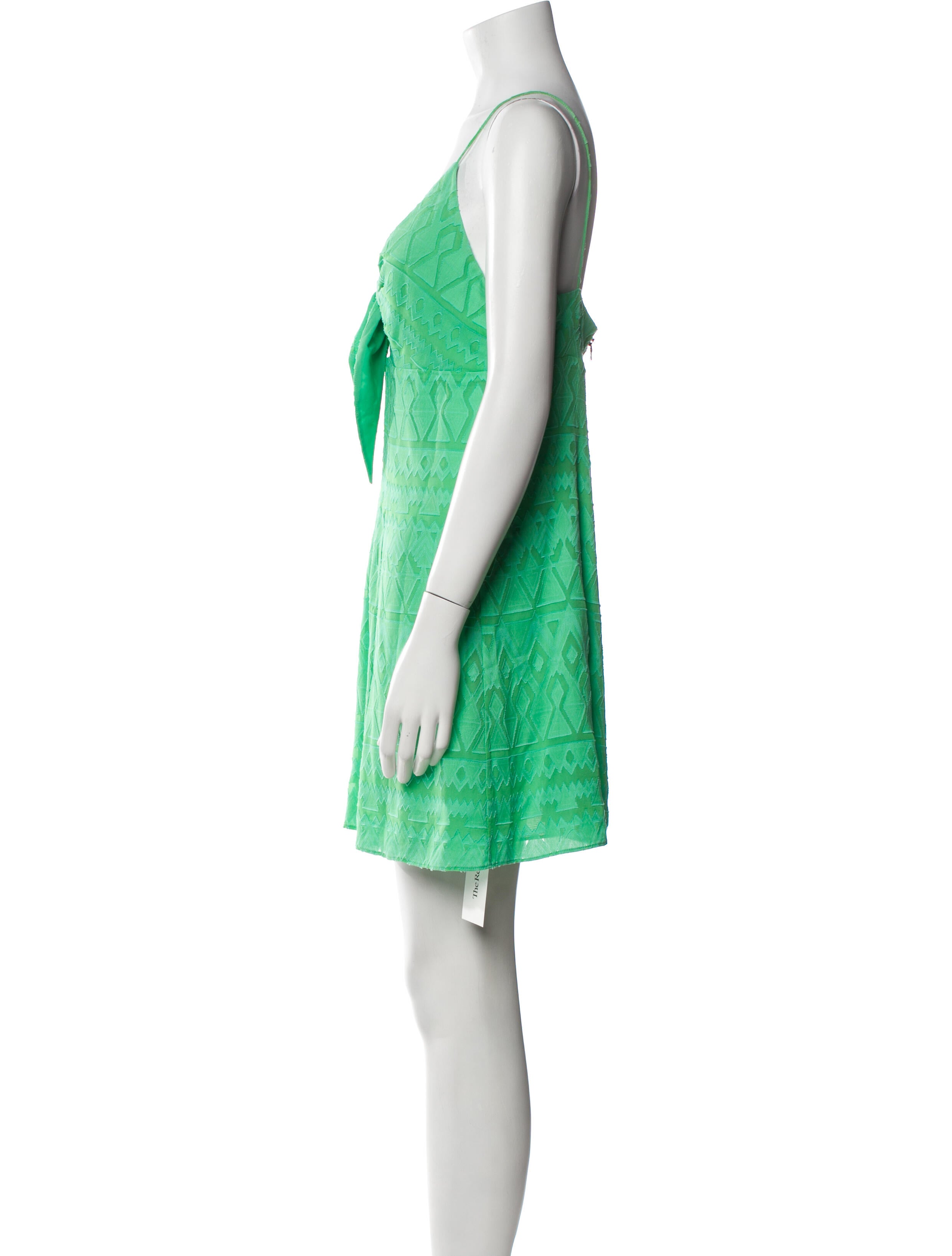 Alice + Olivia V-Neck Mini Dress