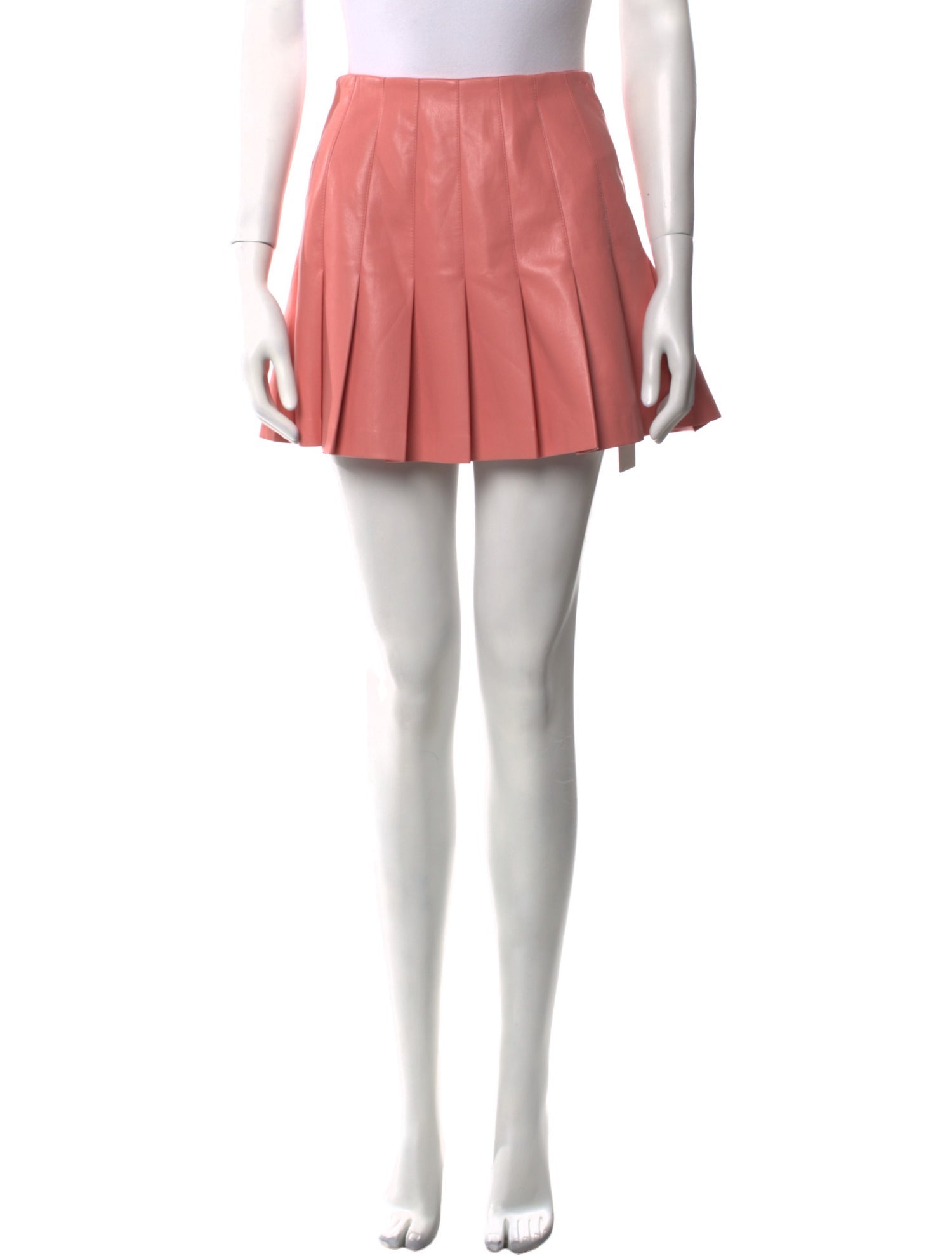 Alice + Olivia Faux Leather Mini Skirt