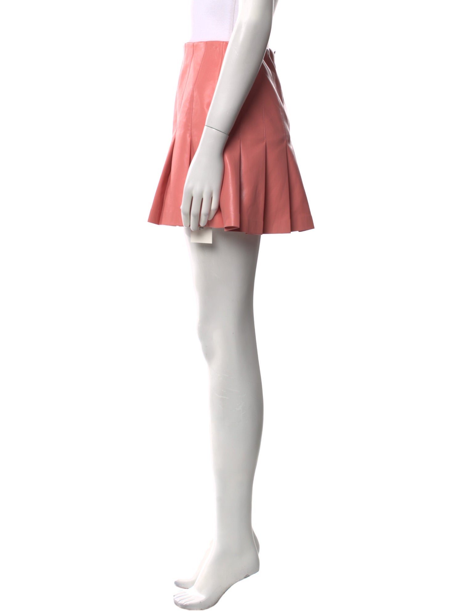 Alice + Olivia Faux Leather Mini Skirt