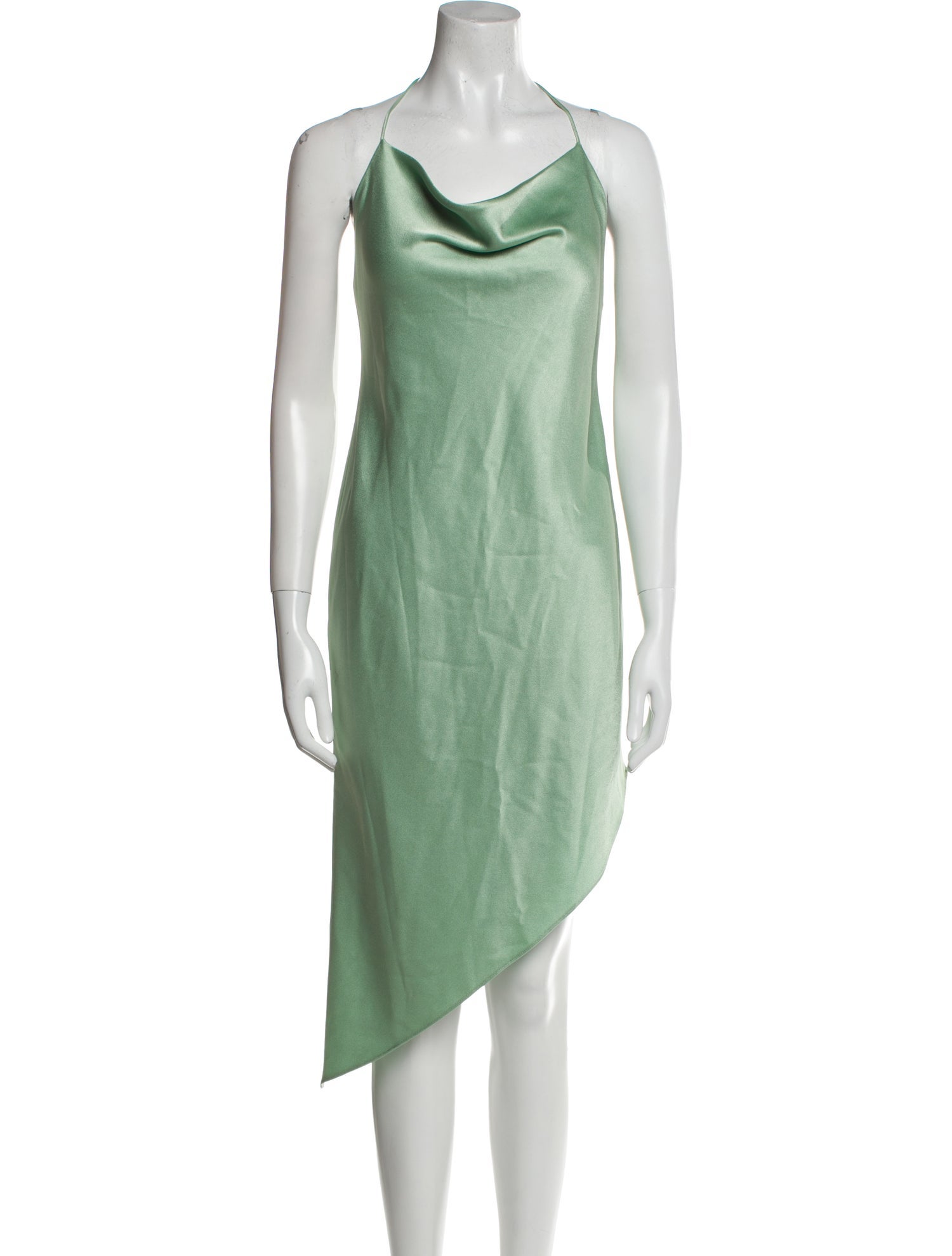 Alice + Olivia Cowl Neck Midi Length Dress