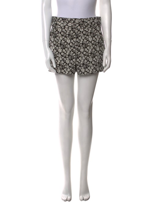 Alice + Olivia Floral Print Mini Shorts