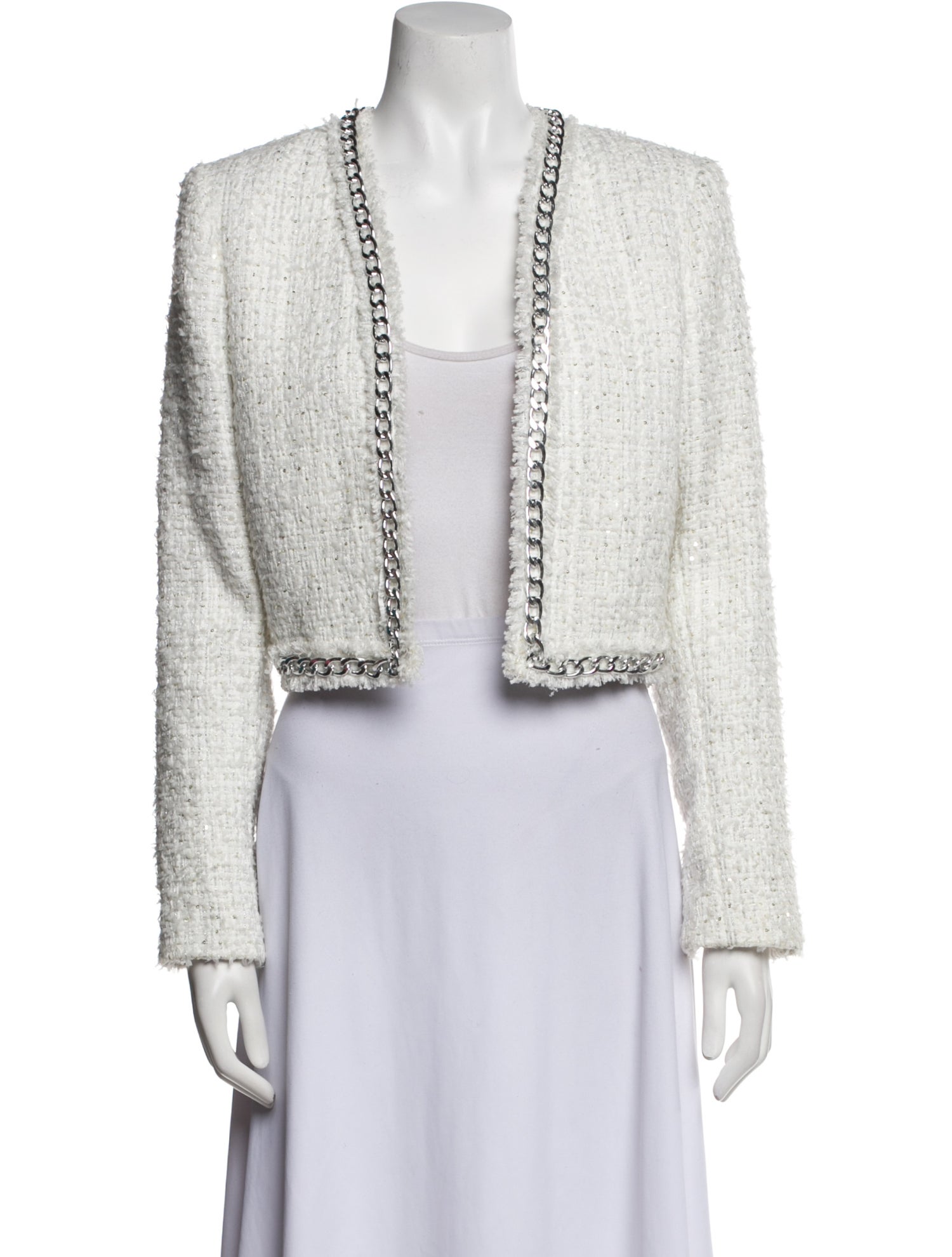 Alice + Olivia Tweed Pattern Jacket